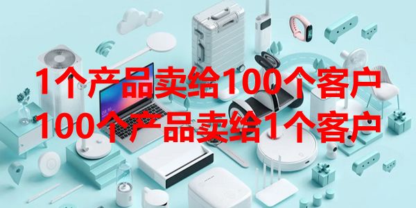 抉择：1个产品卖给100个人，100个产品卖给1个人